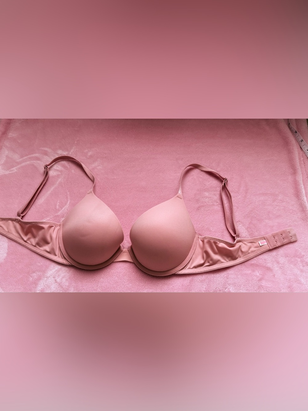 PINK Victoria's Secret Smooth push up Molded T-Shirt Bra - Dusty Pink